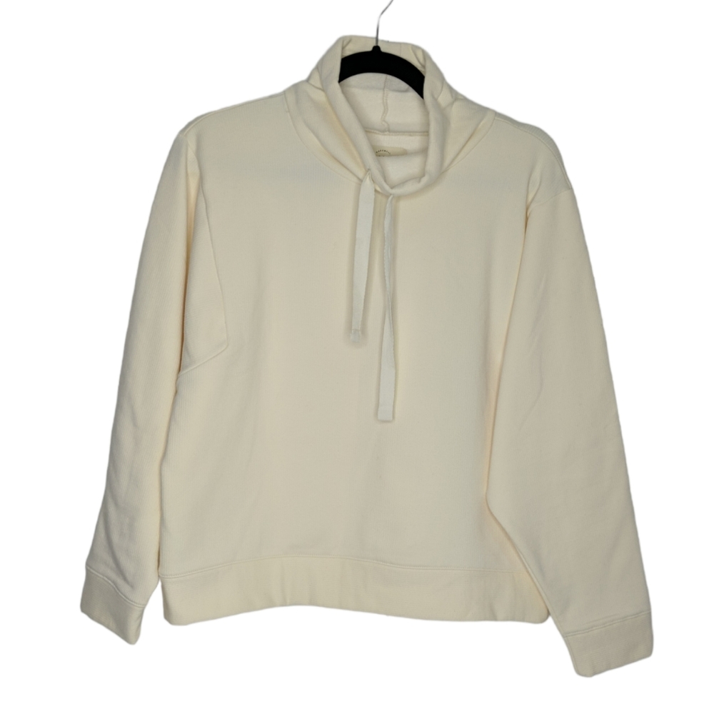 Madewell x MWL Ribbed Funnelneck Pullover Sweatshirt MC200 Medium